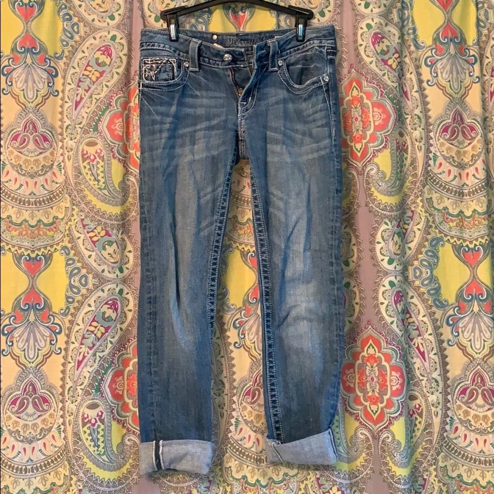 Detailed Miss Me jeans